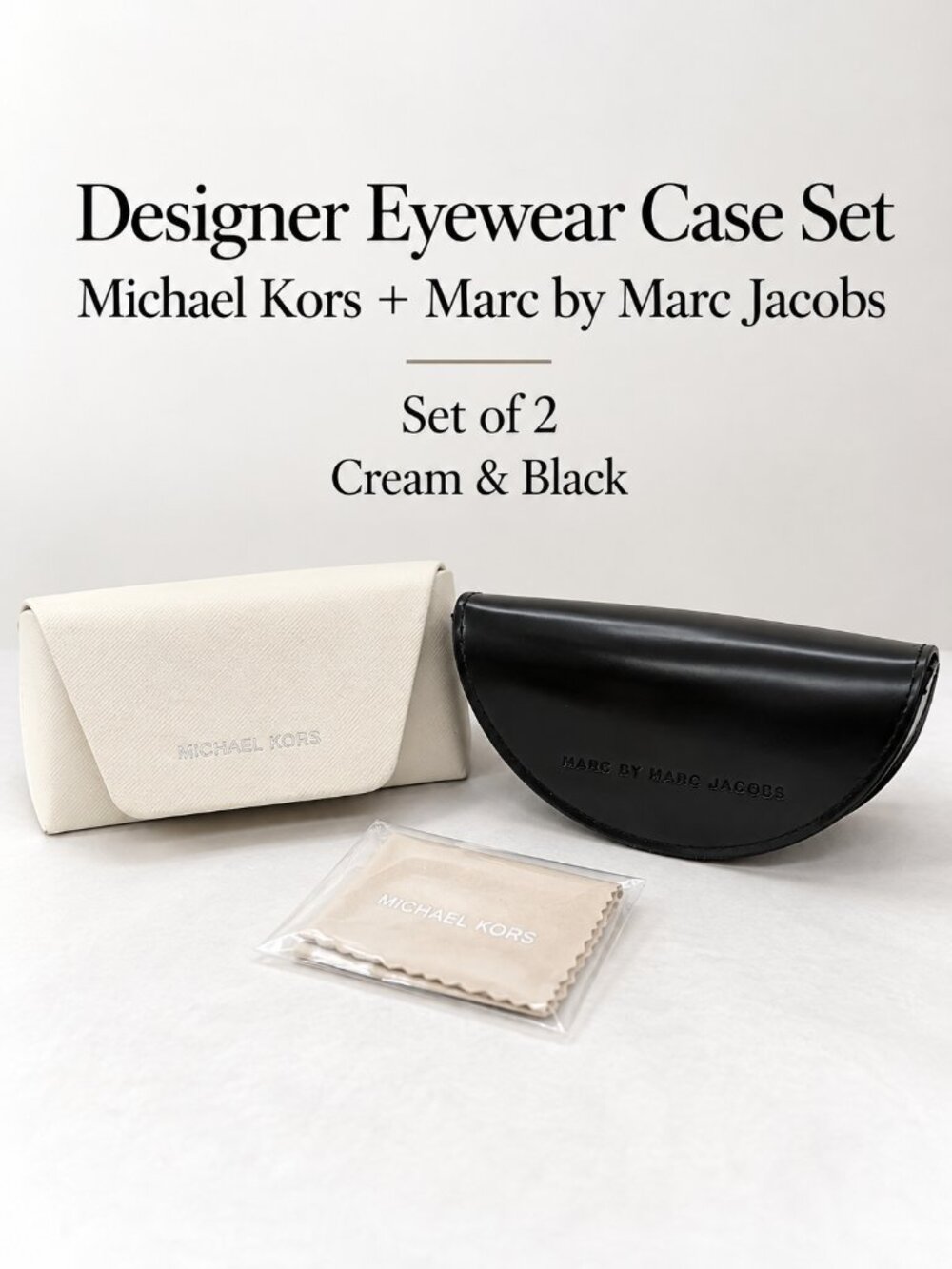 Marc by Marc Jacobs & Michael Kors Eyewear Case Set of 2